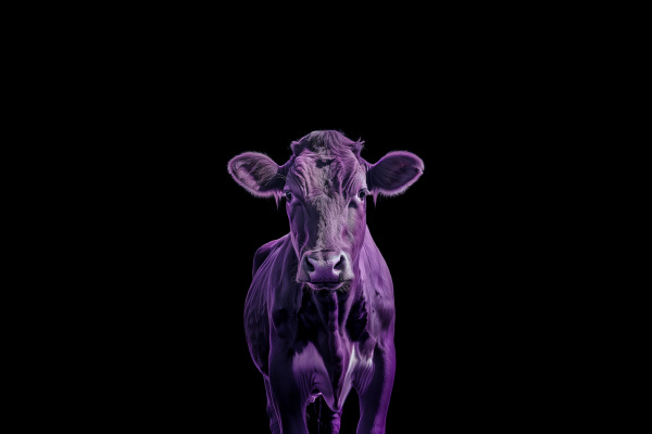 Purple cow-100